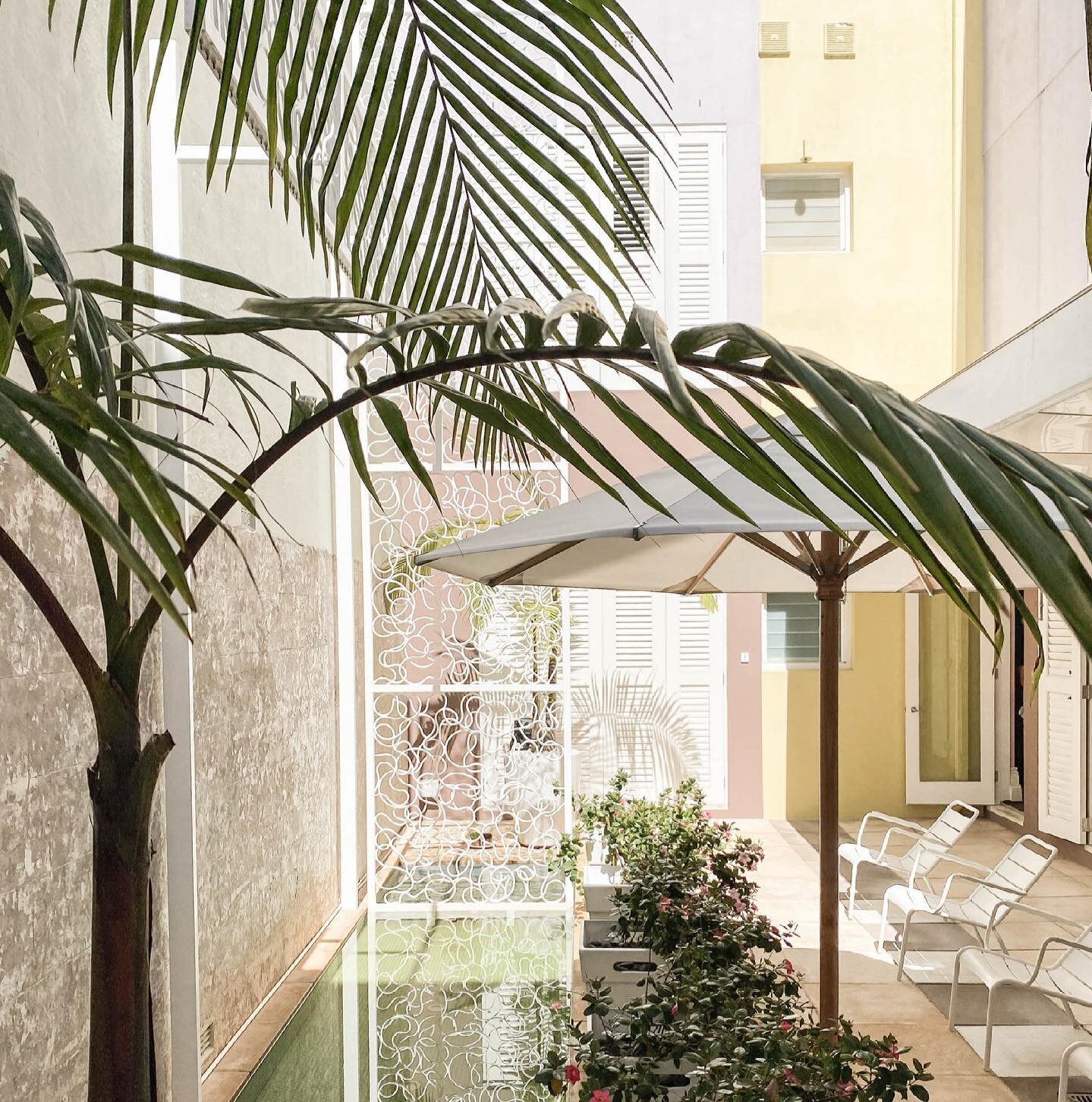 As close as the palm of your hand – is the Medusa courtyard.